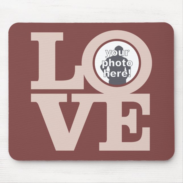 Mousepad AMOR com o seu mouse personalizado FOTO (Frente)