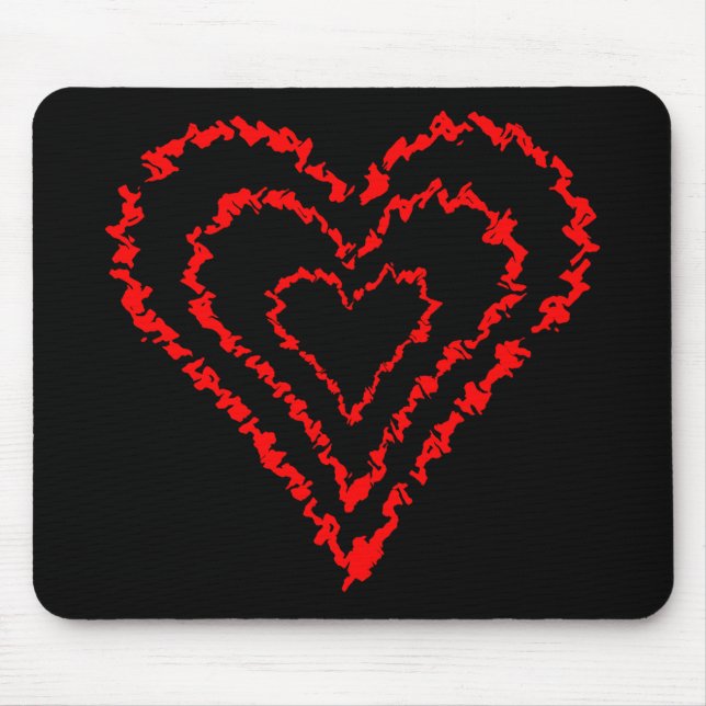 Mousepad Amor Coração (Frente)