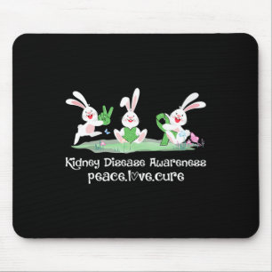 Mousepad Amor Cura Fita Verde Doença Renal Sensibilização E