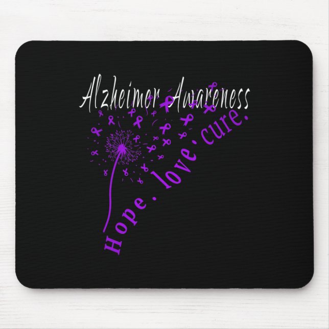 Mousepad Amor Cure Alzheimerheimer Sensibilização 1 (Frente)