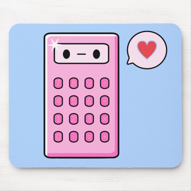 Mousepad Amor da calculadora (Frente)