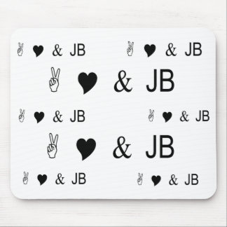 Mousepad Amor da paz & JB