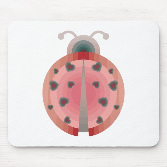 Mousepad amor de joaninha (Frente)