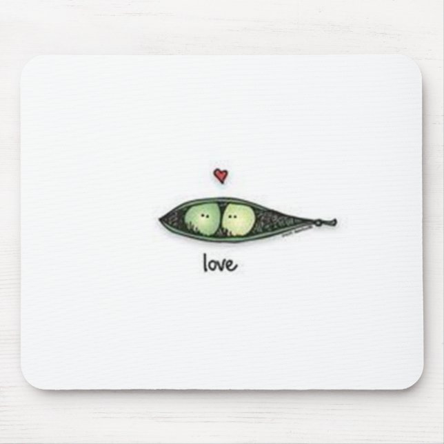 Mousepad Amor de Peapod (Frente)