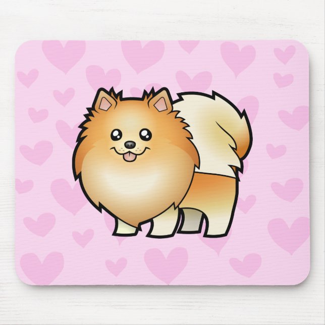 Mousepad Amor de Pomeranian (Frente)