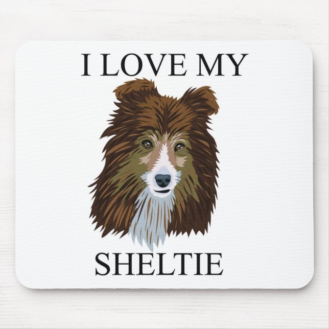 Mousepad Amor de SHELTIE! (Frente)