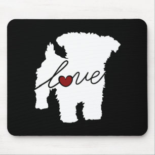 Mousepad Amor de Yorkiepoo (Yorkie/caniche)