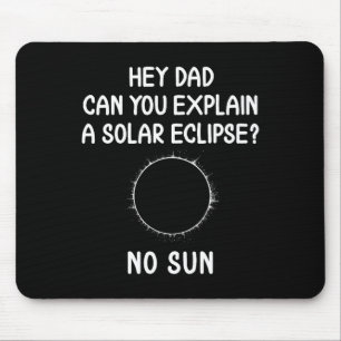 Mousepad Amor Divertido Eclipse Solar Totalidade Astronomia
