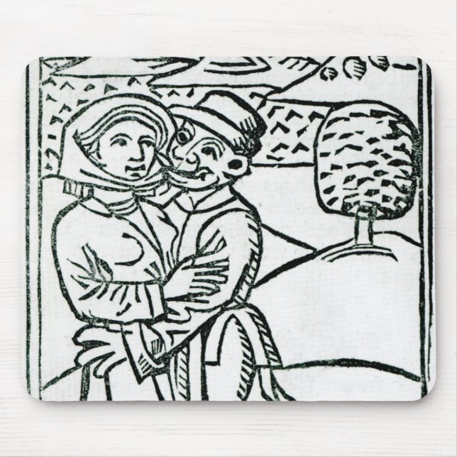 Mousepad Amor do fazer do demónio a uma bruxa (Frente)