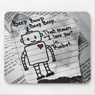 Mousepad Amor do robô
