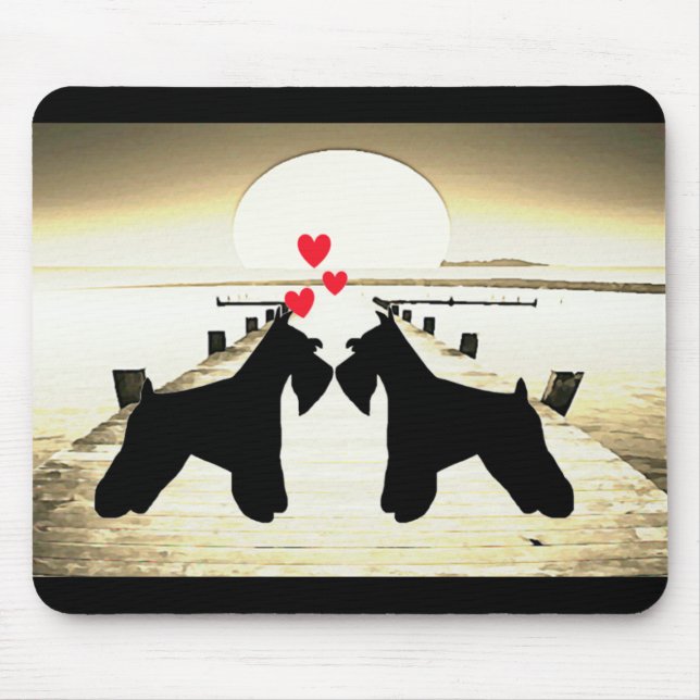 Mousepad Amor do Schnauzer (Frente)