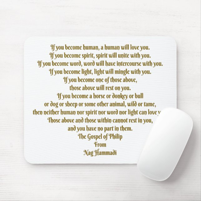 Mousepad Amor e Espírito (Com mouse)