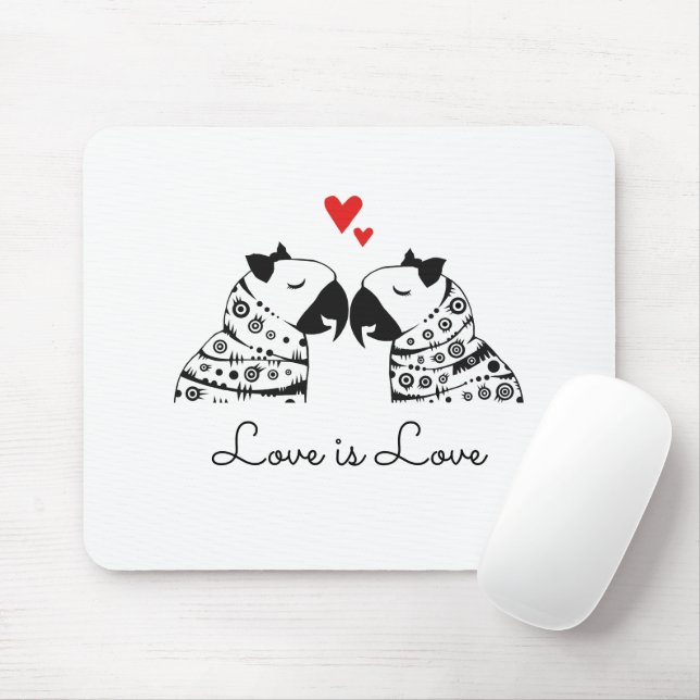 Mousepad Amor é Paixão Lésbica (Com mouse)