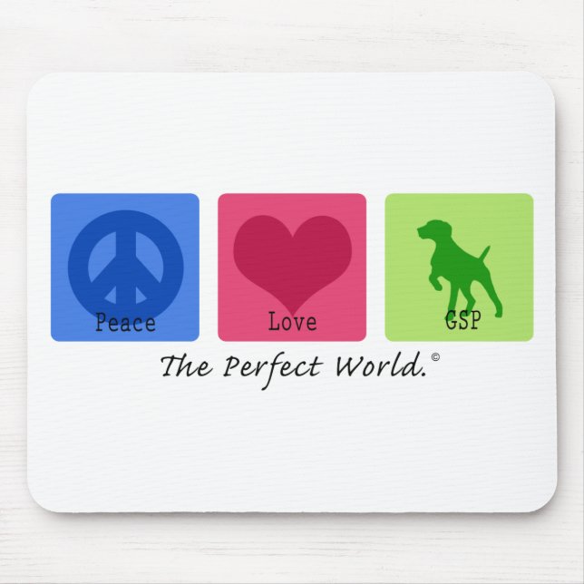 Mousepad Amor GSP da paz (Frente)