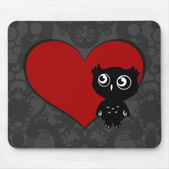 Mousepad Amor III da coruja (Frente)