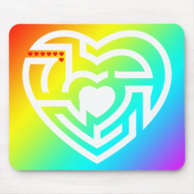 Mousepad amor labirinto (Frente)