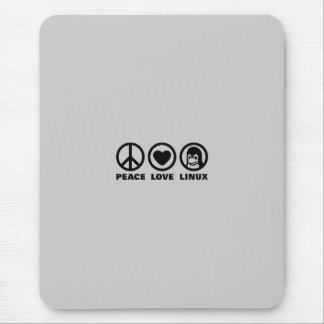 Mousepad Amor Linux da paz