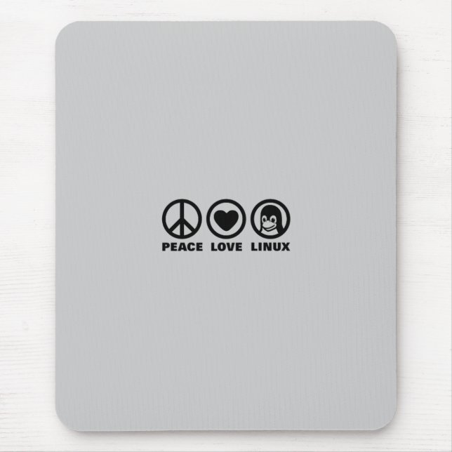 Mousepad Amor Linux da paz (Frente)