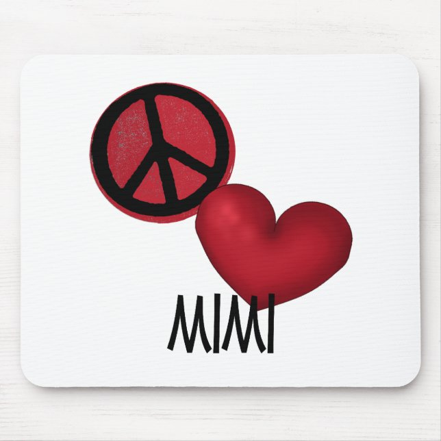 Mousepad Amor Mimi da paz (Frente)