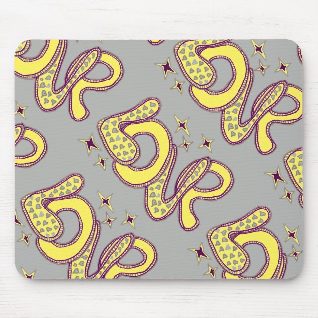 Mousepad Amor no estilo dos anos 60 (Frente)