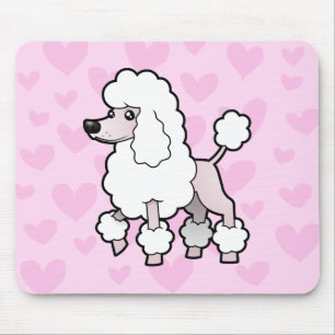 Mousepad Amor padrão/da miniatura/brinquedo caniche (mostr