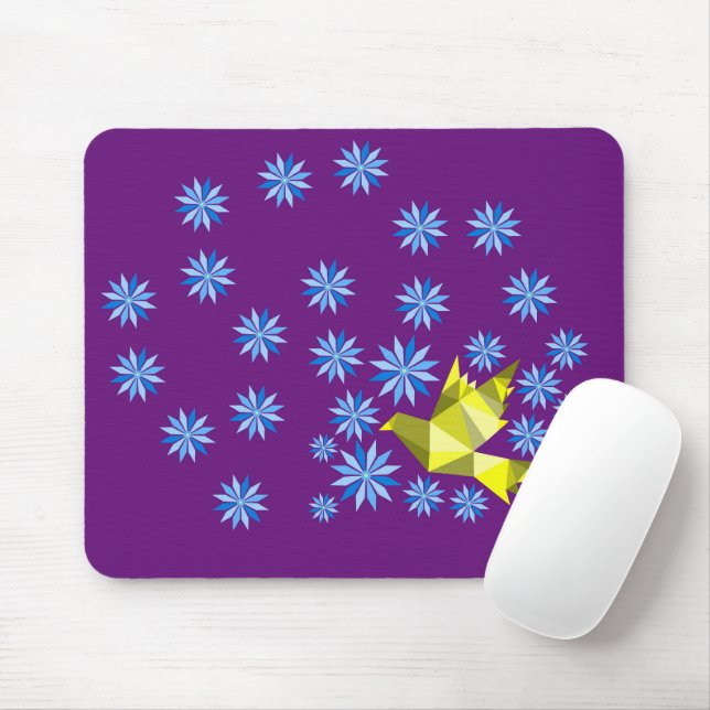 MOUSEPAD AMOR PÁSSARO (Com mouse)