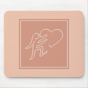 MOUSEPAD AMOR (PEACH)