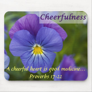 Mousepad Amor perfeito roxo - Cheerfulness