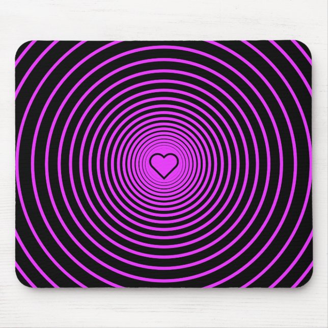 Mousepad Amor Roxo - Adicione suas cores (Frente)