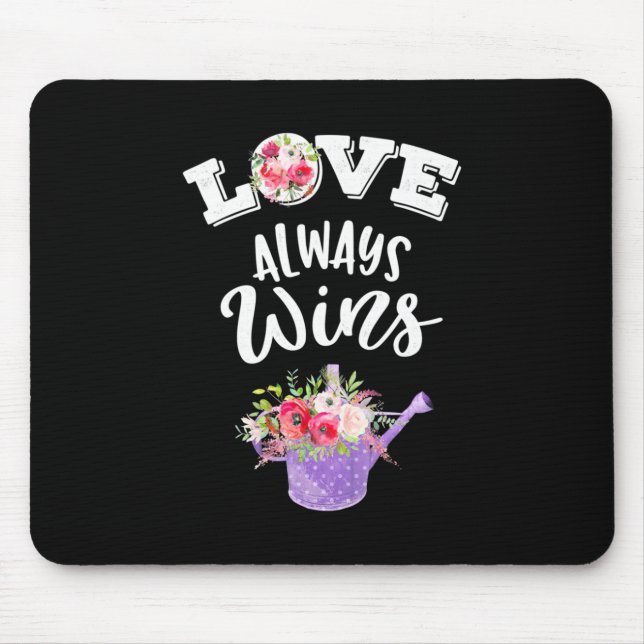 Mousepad Amor sempre vence (Frente)