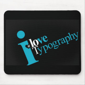 Mousepad amor-tipografia-um-lote