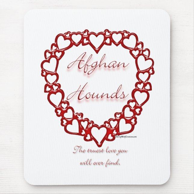 Mousepad Amor verdadeiro afegão (Frente)