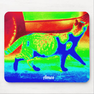 Mousepad AMOS ~ Design Térmico Personalizado ~ Gato espanho