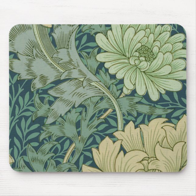 Mousepad Amostra do teste padrão do papel de parede com (Frente)
