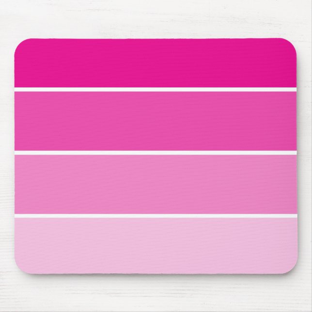 Mousepad Amostras cor-de-rosa-claro (Frente)