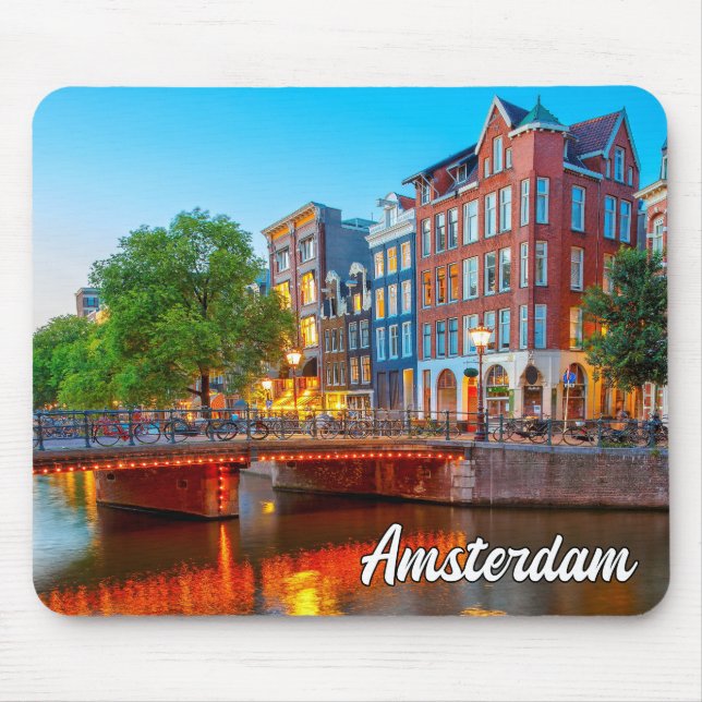 Mousepad Amsterdã, Holanda, Ao Sol (Frente)