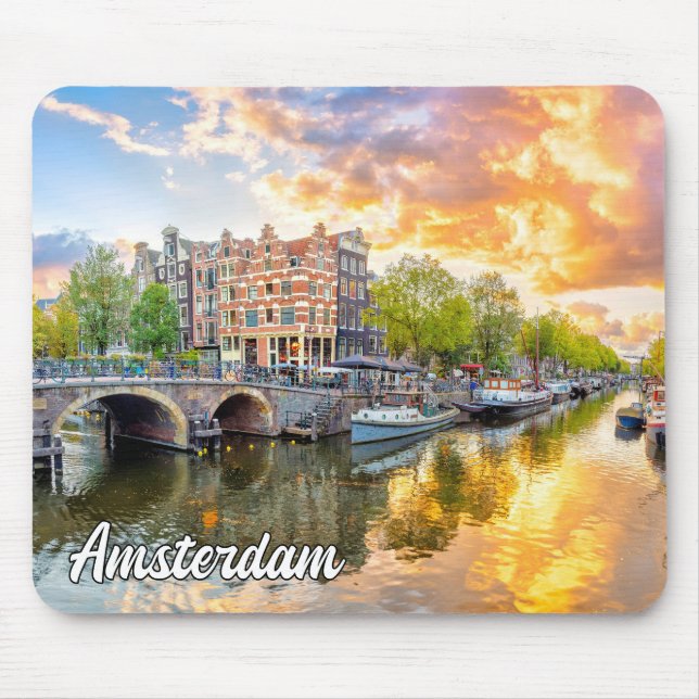 Mousepad Amsterdã, Holanda, Ao Sol (Frente)