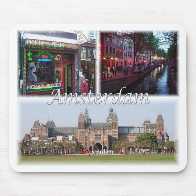 Mousepad Amsterdam Holland (Frente)