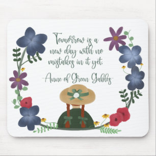 Mousepad Ana de Gáveis Verdes