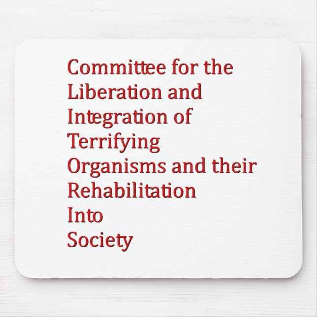 Mousepad Anão vermelho (Frente)