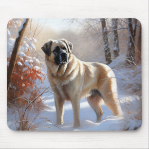 Mousepad Anatólia Shepherd Deixou nevar o Natal