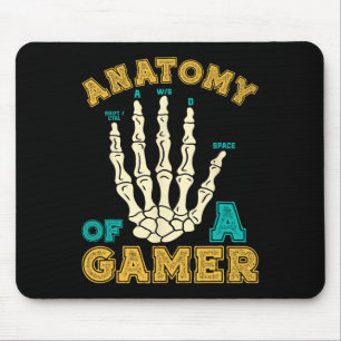 Mousepad Anatomia De Jogos De Mão Jogadores Jogos De Mão Ga