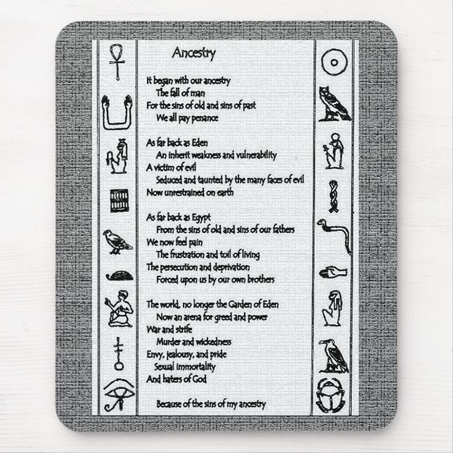 Mousepad Ancestralidade (Frente)