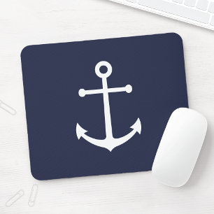 Mousepad Âncora Azul Marinho Náutica