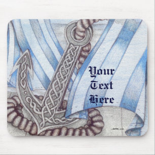 Mousepad Âncora celta náutica