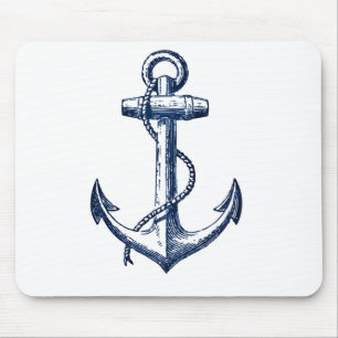 Mousepad Âncora dos azuis marinhos