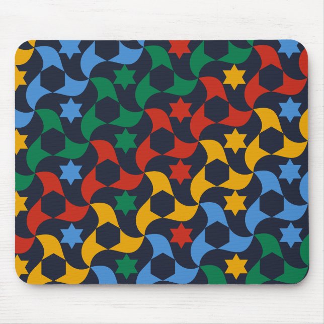 Mousepad Andalusian Tiles 12 (Alhambra Palace, Granada) (Frente)