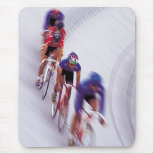 Mousepad Andando de bicicleta do ciclo da bicicleta da raç