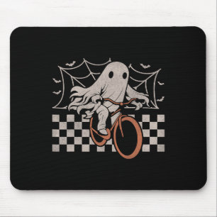 Mousepad Andando na Bicicleta Fantasma de Halloween Ghoul B
