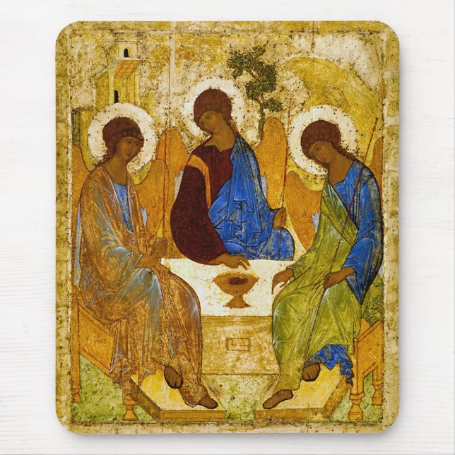 Mousepad Andrei Rublev, icon of the Trinity (Frente)